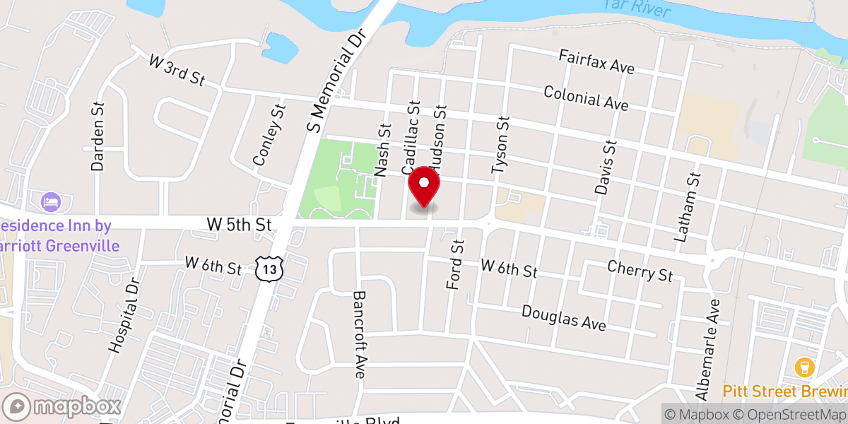 Map showing location of Wells Chapel Church of God