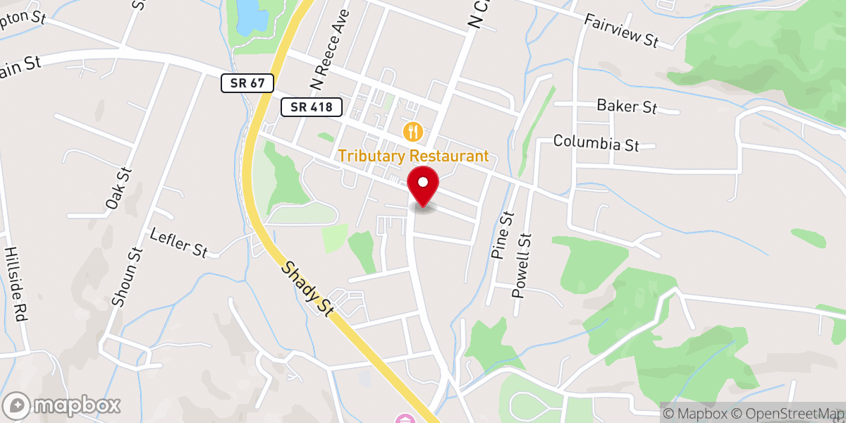 Map showing location of Church Street Station