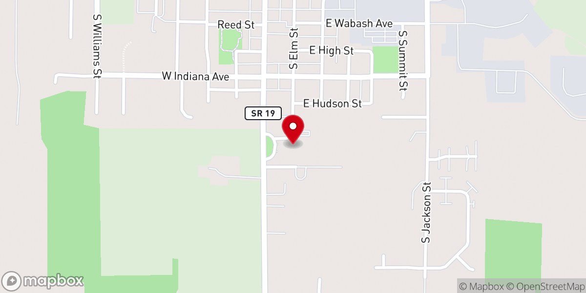 Map showing location of New Beginnings Assembly of God