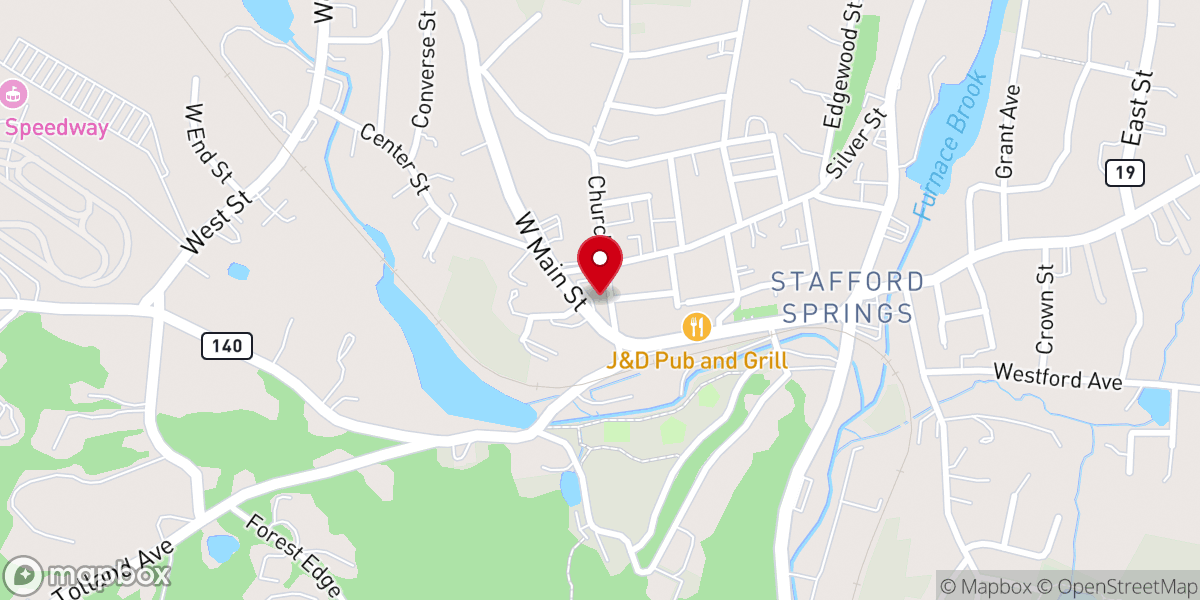 Map showing location of First United Methodist Church