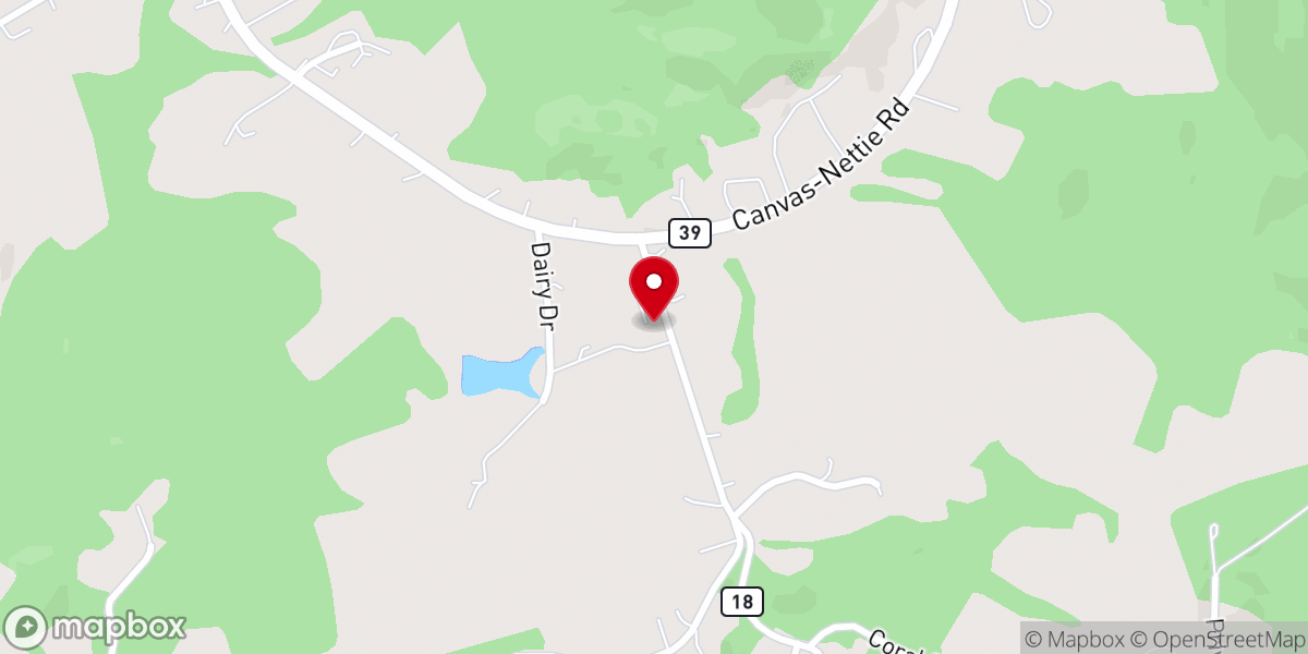 Map showing location of Jordan Chapel