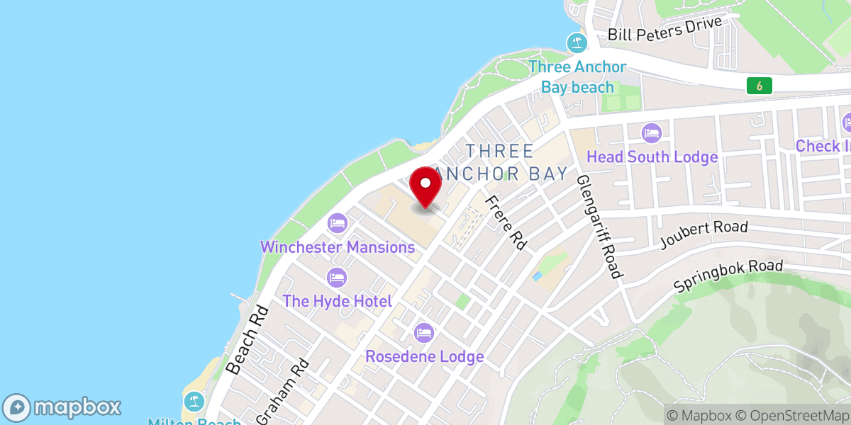 Map showing location of St James the Great Anglican Church