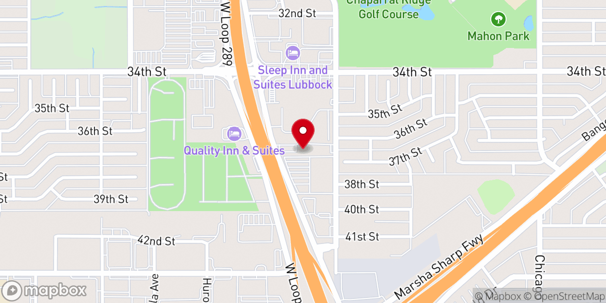 Map showing location of Fresh Fire Fellowship