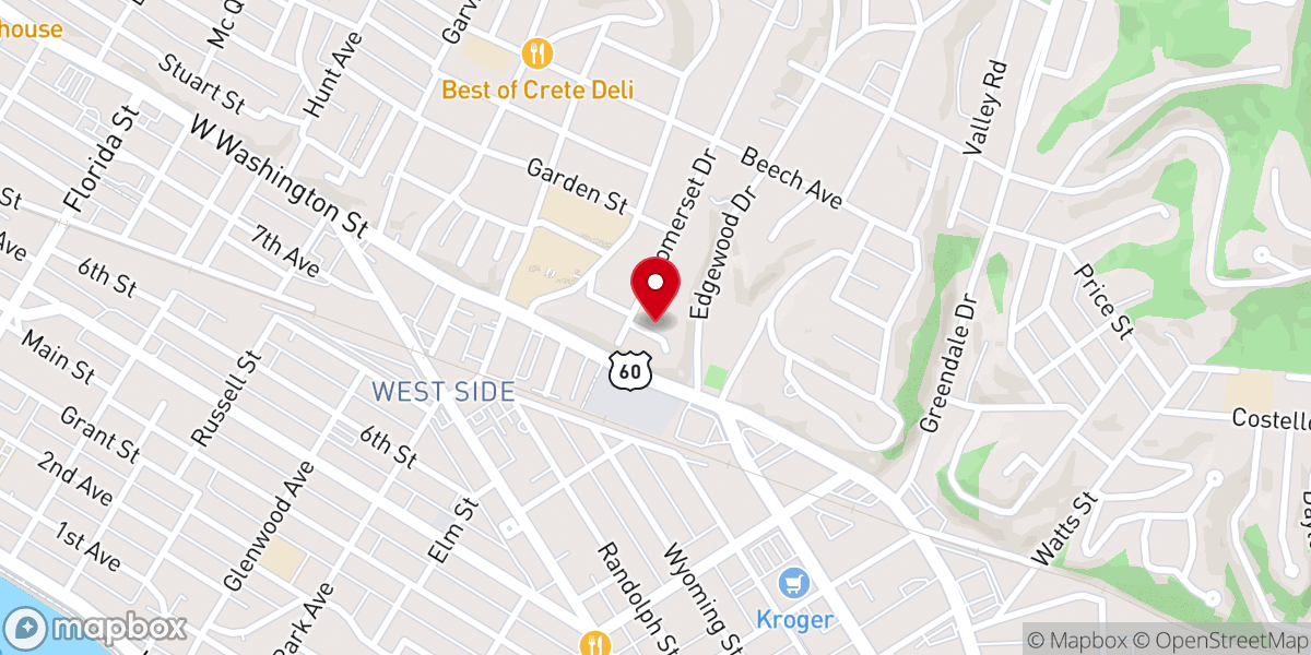 Map showing location of St Christopher Episcopal Church