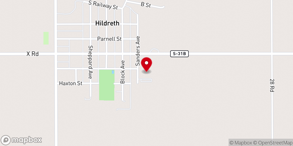 Map showing location of Saint Pauls Evangelical Lutheran Church