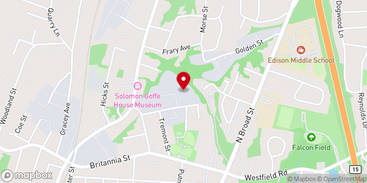 Map showing location of Iglesia Cristiana Hosanna