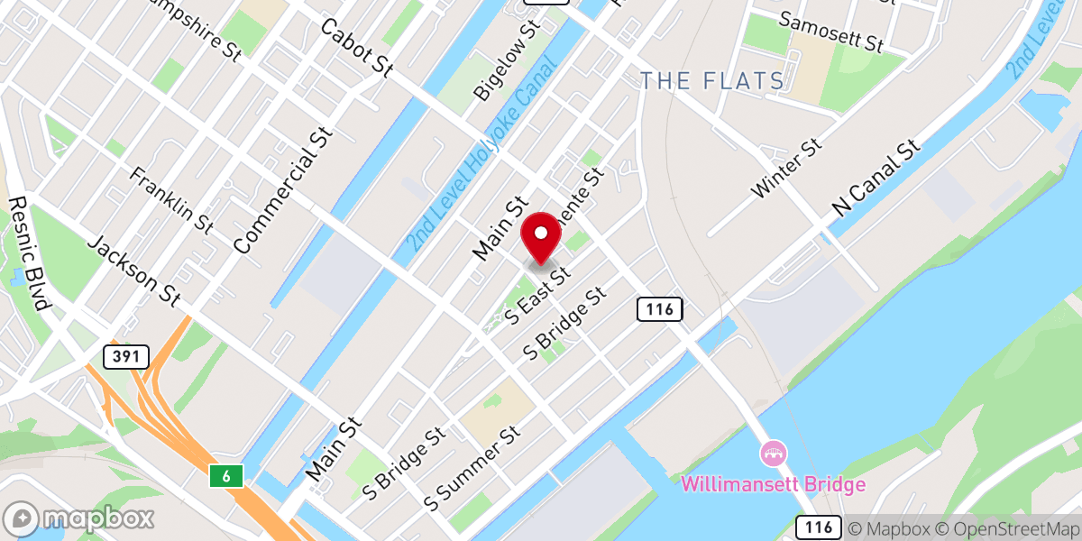Map showing location of Providence Ministries for the Needy, Inc
