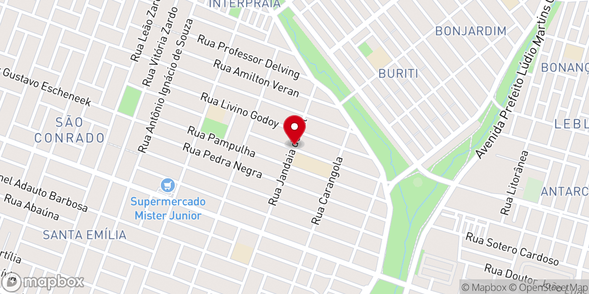 Map showing location of Igreja Pentecostal De Cristo No Brasil