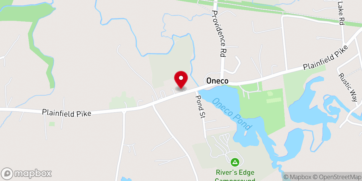 Map showing location of Oneco United Methodist Church
