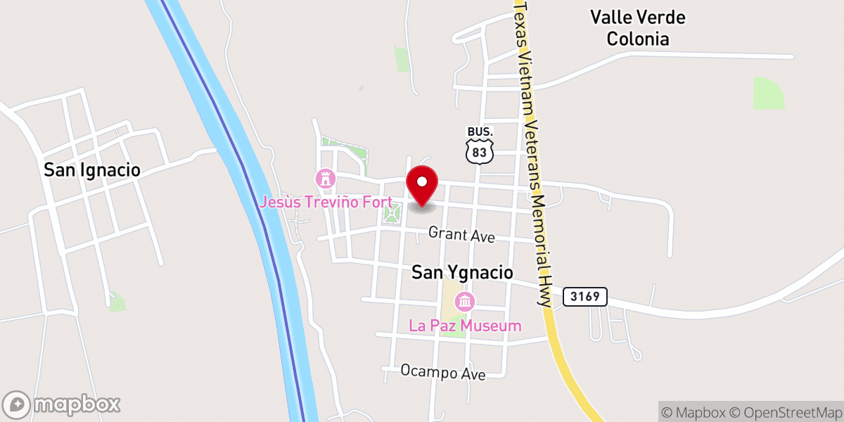 Map showing location of Nuestra Senora Del Refugio