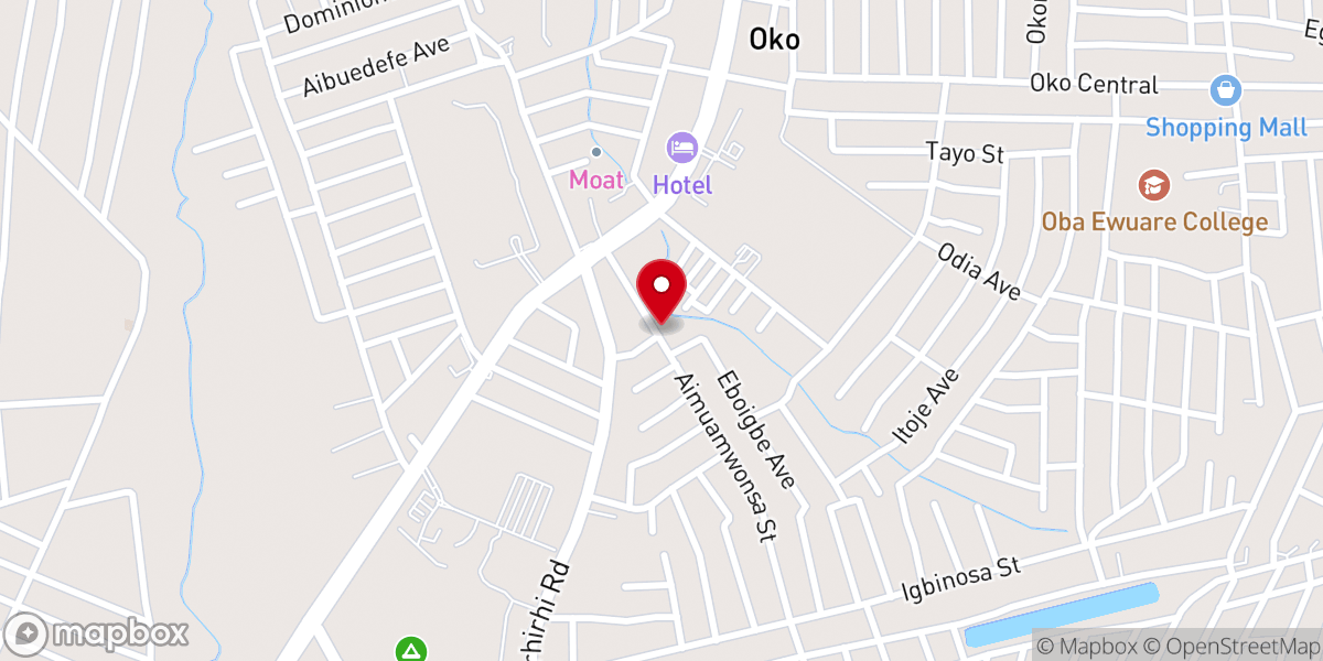 Map showing location of Beautiful Gate Parish