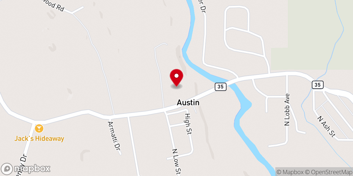 Map showing location of Grace Lutheran Church