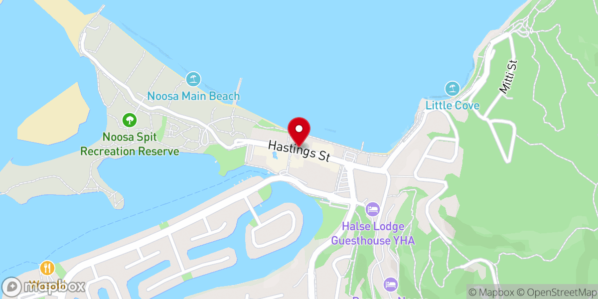 Map showing location of Wave Church Noosa - Sunshine Coast