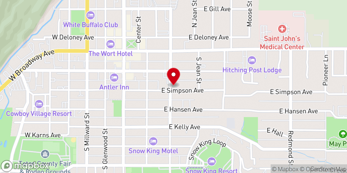Map showing location of One22 Resource Center