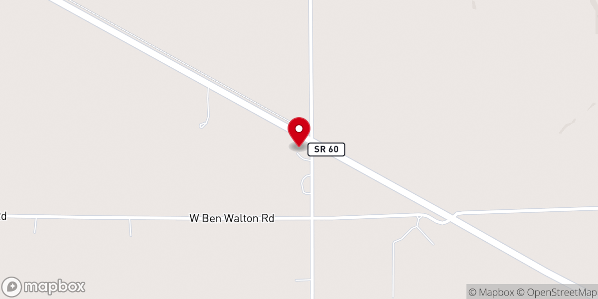 Map showing location of Westview Christian Church