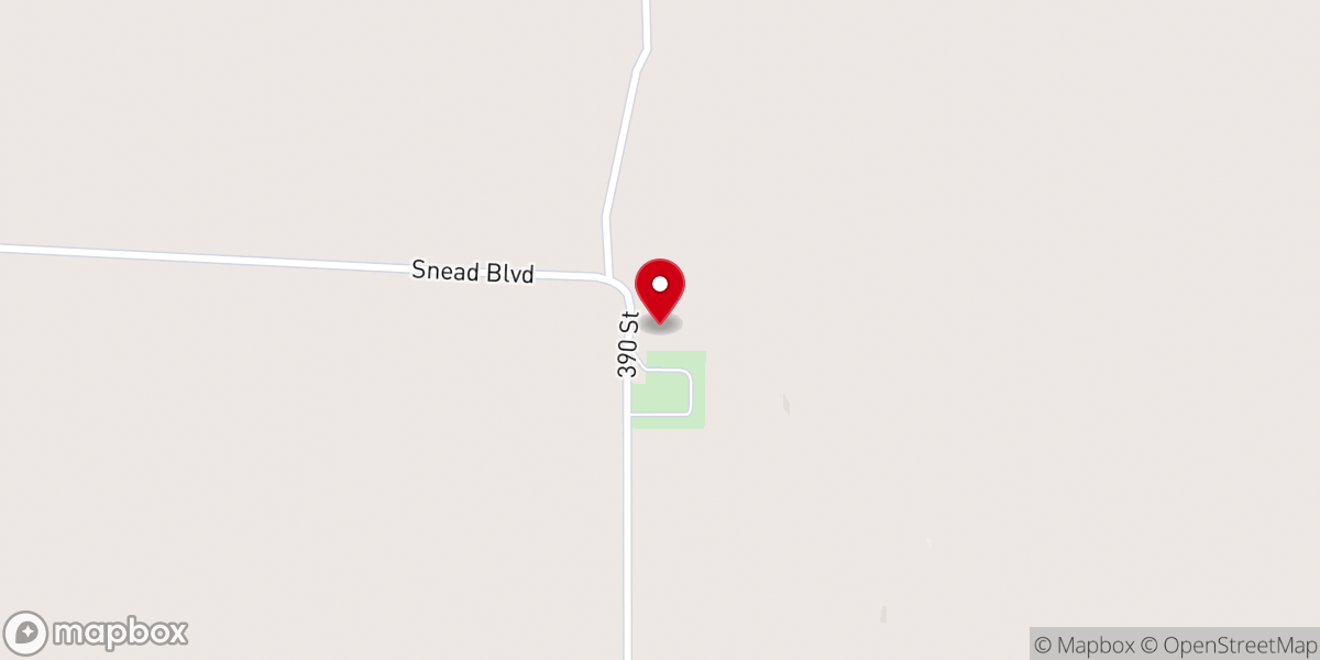 Map showing location of Mount Zion Church