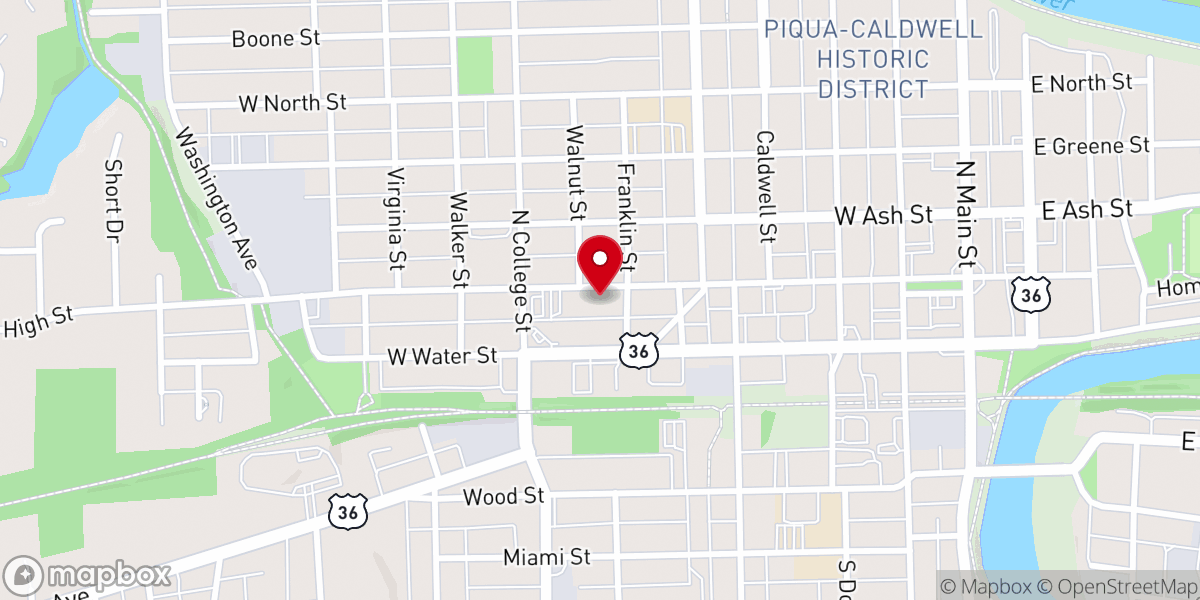 Map showing location of Iglesia ni Cristo - Locale of Piqua