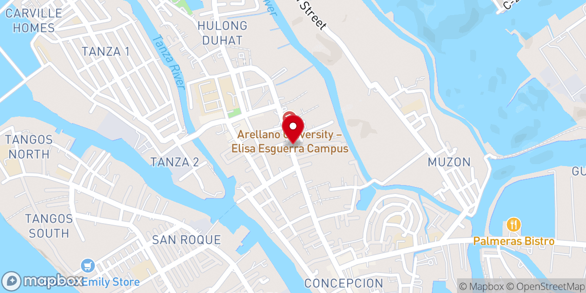 Map showing location of Malabon Community Church
