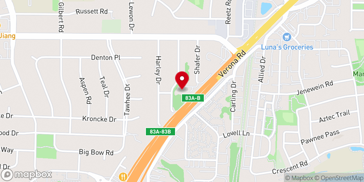 Map showing location of St Ignatius Orthodox Christian Church