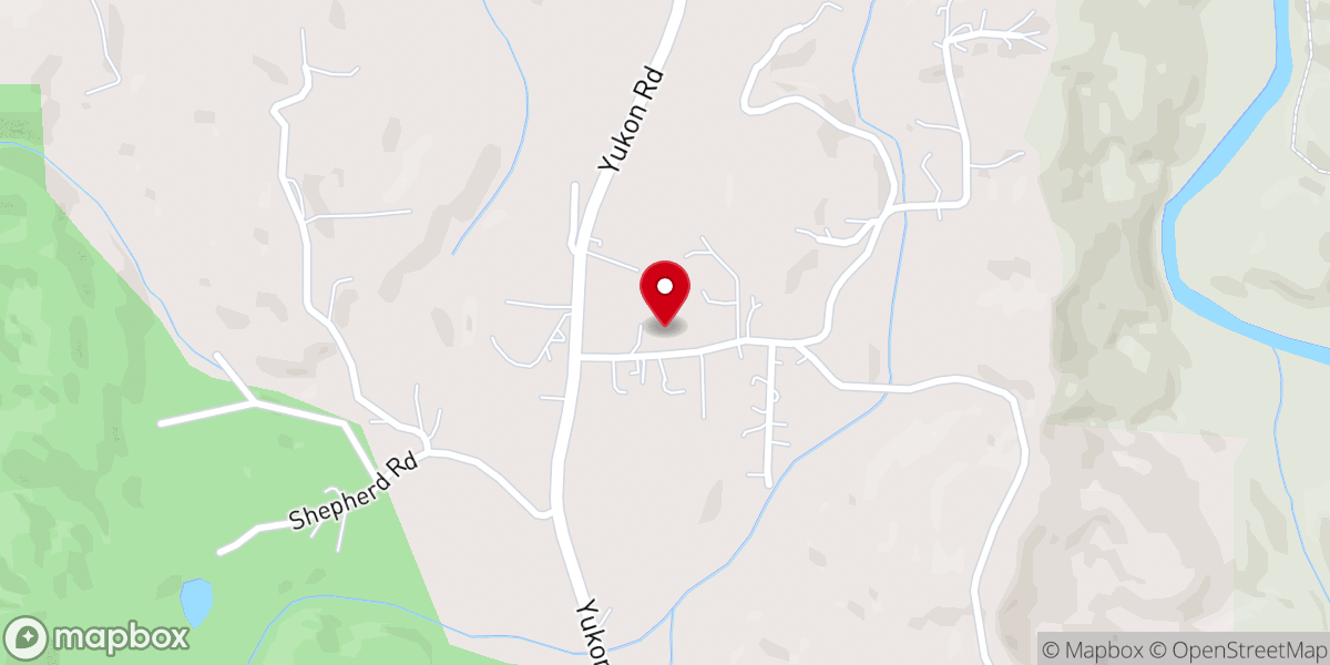 Map showing location of Bible Baptist Church