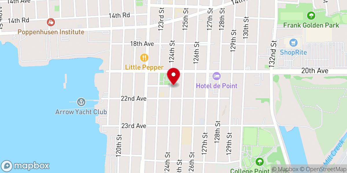 Map showing location of Garden of Eden Church