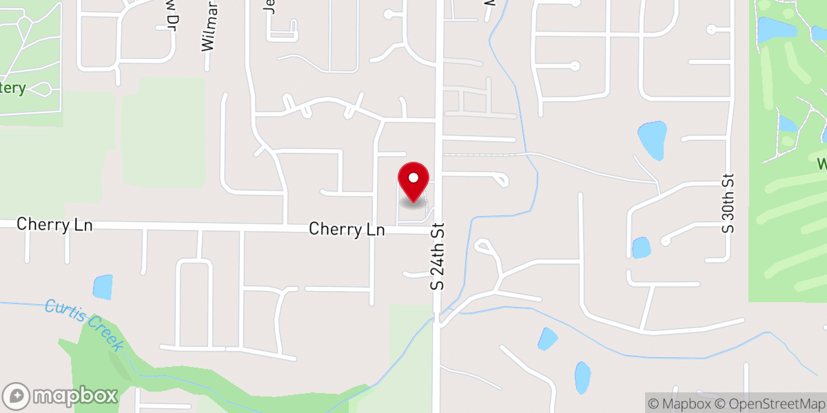 Map showing location of Trinity United Church