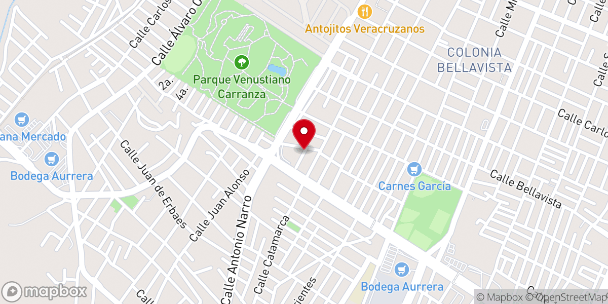 Map showing location of Templo Juda II - Iglesia de Dios en Cristo Jesús