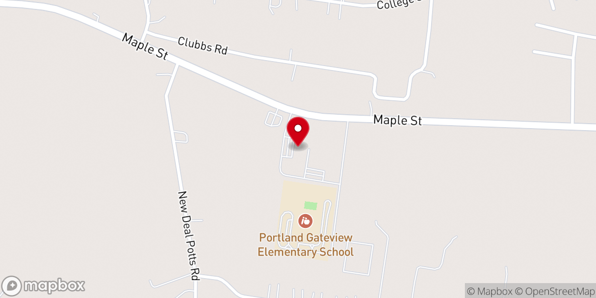 Map showing location of Generation Church - Portland, TN Campus