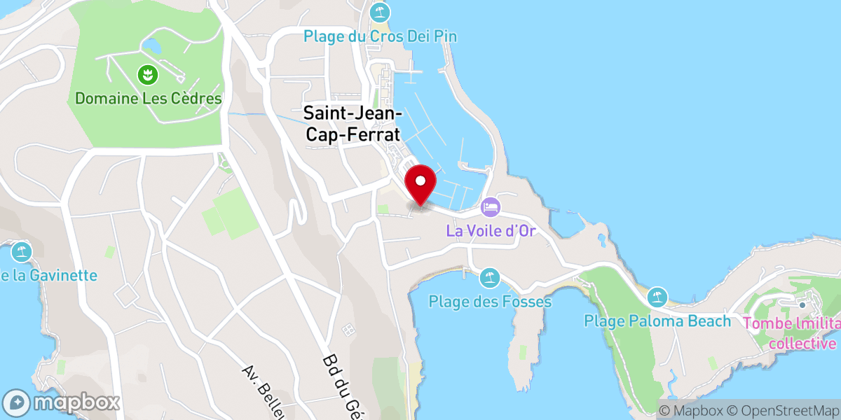 Map showing location of Église Saint-Jean-Baptiste