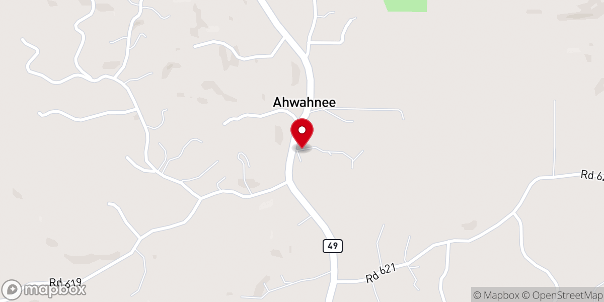 Map showing location of The Grove