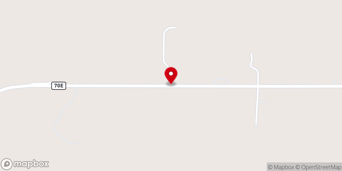 Map showing location of Red River Valley Cowboy Church