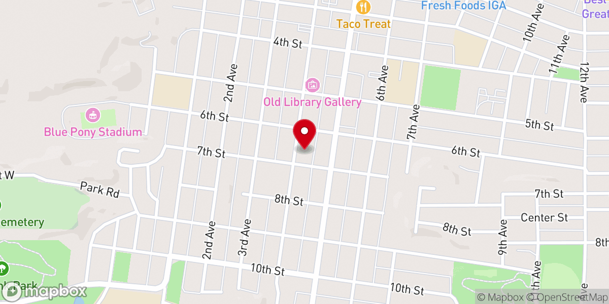 Map showing location of Abundant Life Ministries