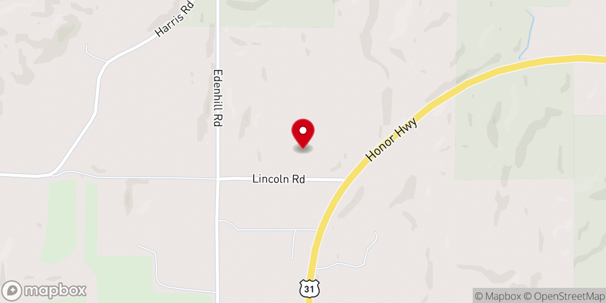 Map showing location of St Andrews Presbyterian Church