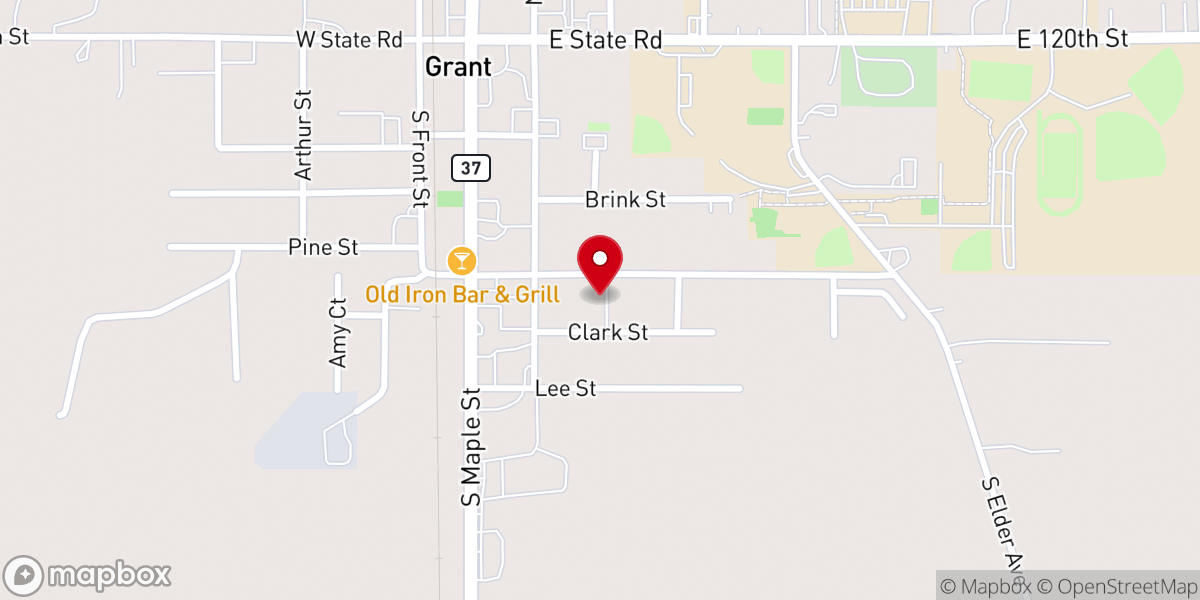 Map showing location of The Vine An Assembly of God Church