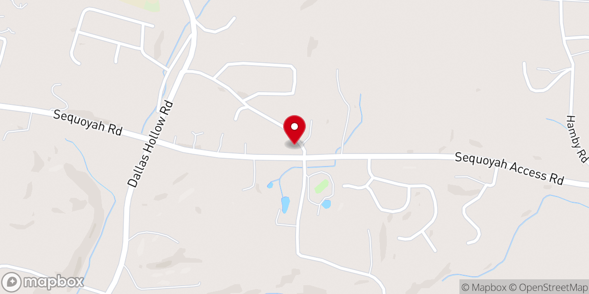 Map showing location of Straight Way Holiness Church