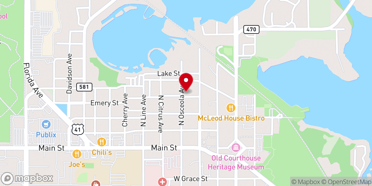 Map showing location of Iglesia Adventista de Inverness