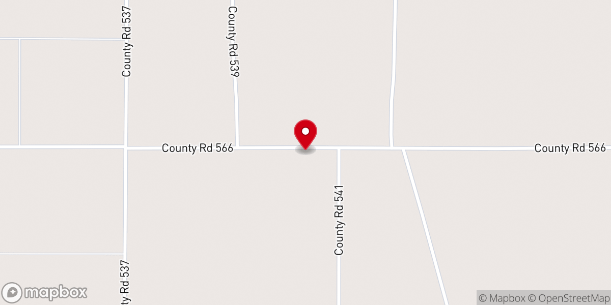 Map showing location of Nesbit Church