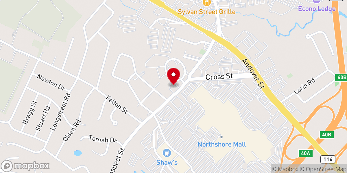 Map showing location of South Congregational Church