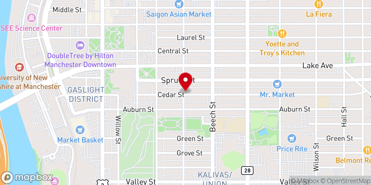 Map showing location of Lifeway Community Church