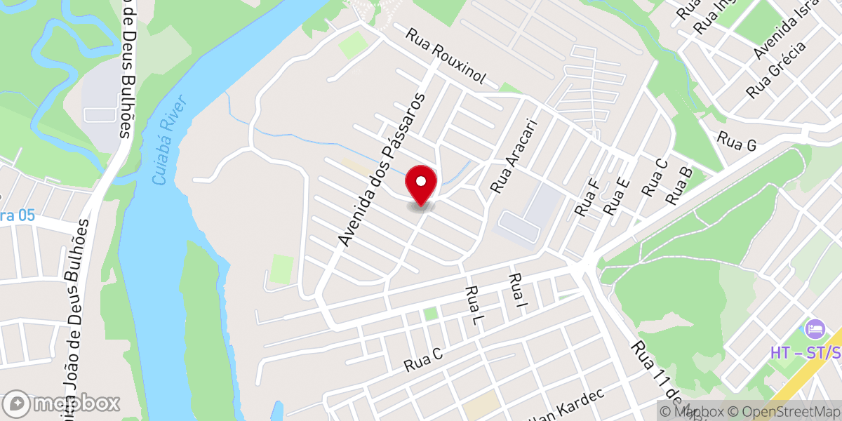 Map showing location of Igreja Nossa Senhora do Perpétuo Socorro