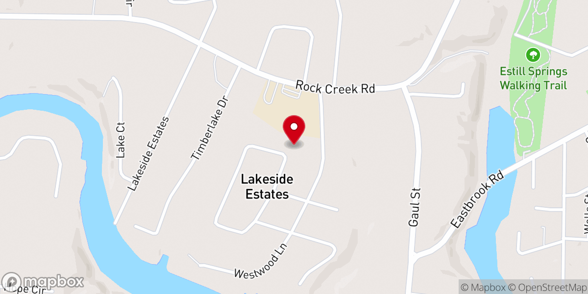 Map showing location of Lighthouse Fundraisers