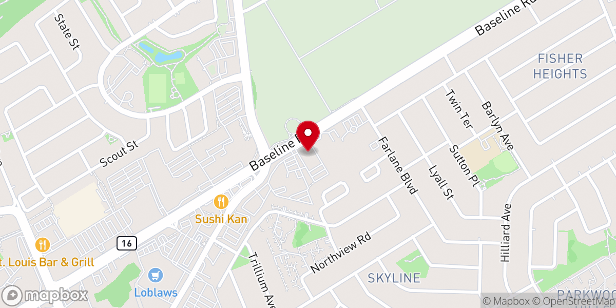 Map showing location of St Augustine Church