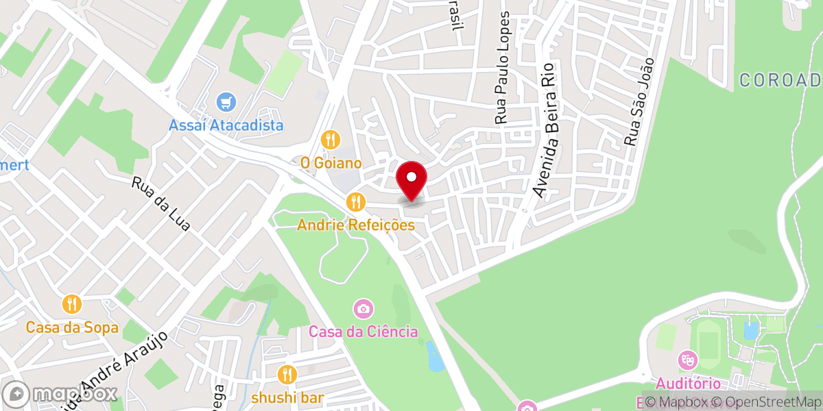 Map showing location of IEADAM | 24ª Casa de Oração | Área 69