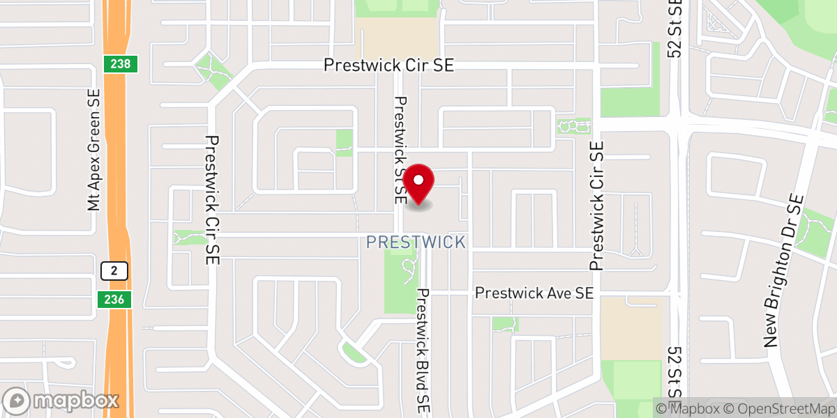 Map showing location of St Albert the Great Parish