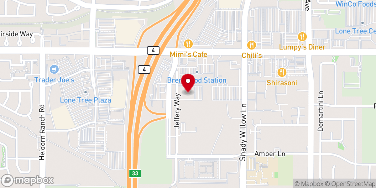 Map showing location of Antioch Stake Center