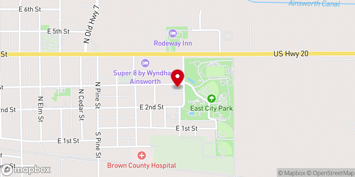 Map showing location of Parkside Berean Church