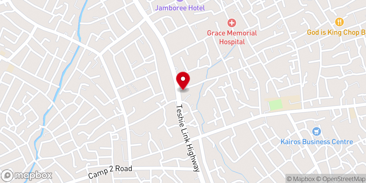 Map showing location of The Father's Palace - Praise and Worship Temple, Teshie