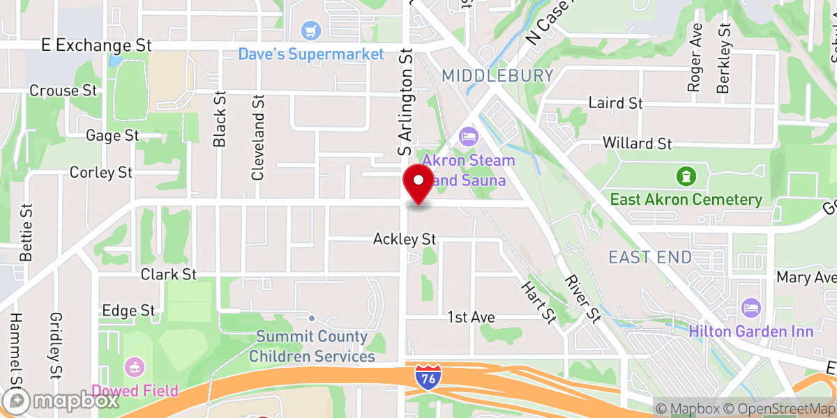 Map showing location of Spiritual Light Ministries