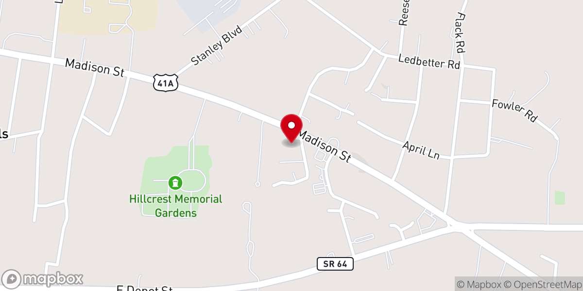 Map showing location of Beth Sar Shalom Christian Church