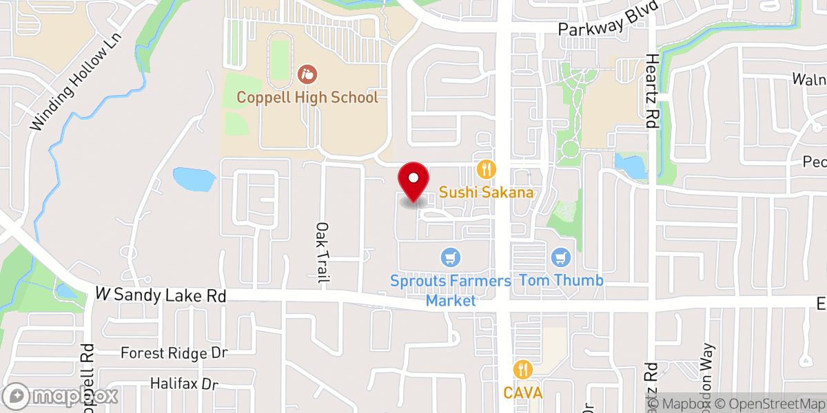 Map showing location of Iglesia Mundo de Fe
